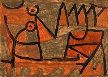 Dark crossing (Paul Klee) - Muzeo.com