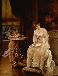 Daydream (Alfred Stevens) - Muzeo.com