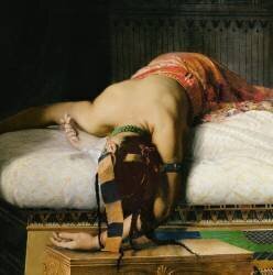 Death of Cleopatra (Jean-André Rixens) - Muzeo.com
