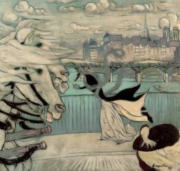 Der Windstoß auf der Seinebrücke (Louis Anquetin) - Muzeo.com