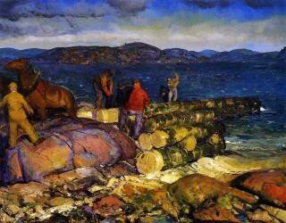 Dock Builders (George Wesley Bellows) - Muzeo.com