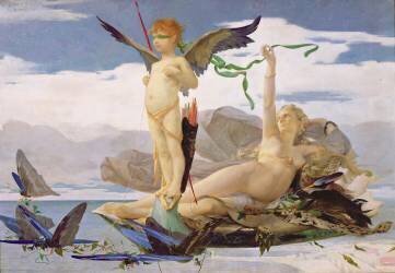 Eros and Aphrodite (Edouard Toudouze) - Muzeo.com