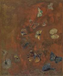 Evocation of Butterflies (Odilon Redon) - Muzeo.com