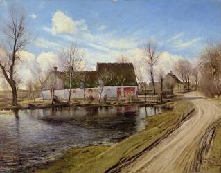 Farmhouses in Baldersbronde (Laurits Andersen Ring) - Muzeo.com
