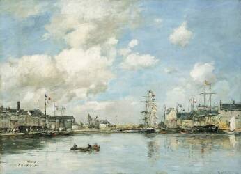 Fecamp (Eugène Boudin) - Muzeo.com