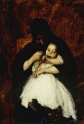 Feeding Baby (William Merritt Chase) - Muzeo.com