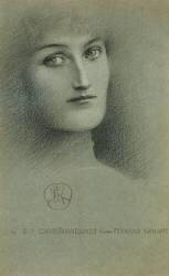 Female Head (Fernand Khnopff) - Muzeo.com