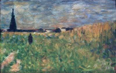 Fields in Summer (Georges Seurat) - Muzeo.com