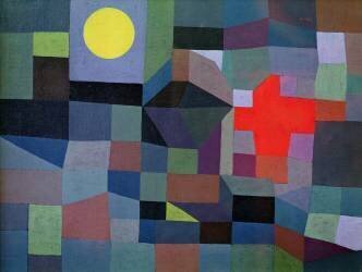 Fire, Full Moon (Paul Klee) - Muzeo.com