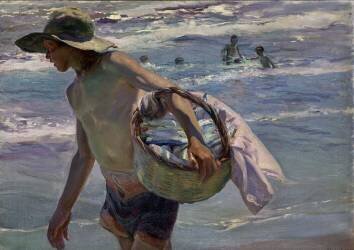 Fisherman (Joaquin Sorolla y Bastida) - Muzeo.com