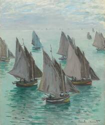 Fishing Boats (Claude Monet) - Muzeo.com