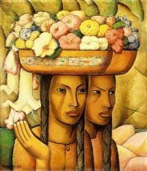 Flower Sellers (Alfredo Ramos Martinez) - Muzeo.com