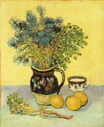 Flowerpiece and Fruit (Vincent van Gogh) - Muzeo.com