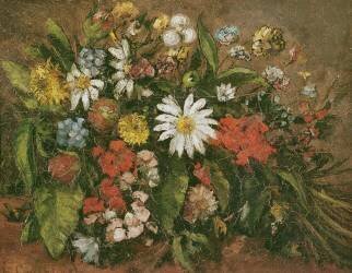 Flowers (Gustave Courbet) - Muzeo.com