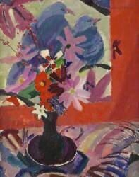 Flowers with birds (Mildred Bendall) - Muzeo.com