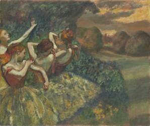 Four Dancers (Edgar Degas) - Muzeo.com
