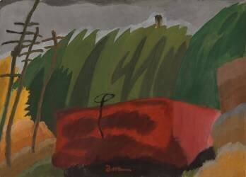 Freight Car (Arthur Dove) - Muzeo.com