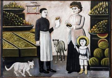 Fruit Stall (Niko Pirosmani) - Muzeo.com