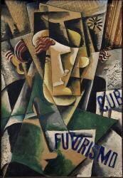 Futuristic Portrait (Lioubov Popova) - Muzeo.com