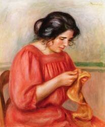 Gabrielle darning (Auguste Renoir) - Muzeo.com