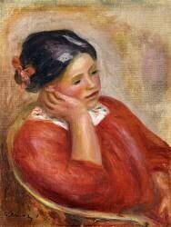 Gabrielle Leaning (Auguste Renoir) - Muzeo.com