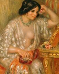 Gabrielle with Jewellery (Auguste Renoir) - Muzeo.com