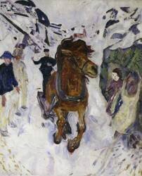 Galloping horse (Edvard Munch) - Muzeo.com