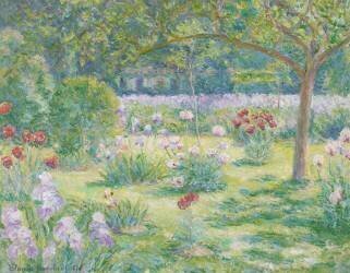 Garden at giverny (Blanche Hoschedé) - Muzeo.com