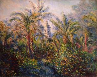 Garden in Bordighera (Claude Monet) - Muzeo.com