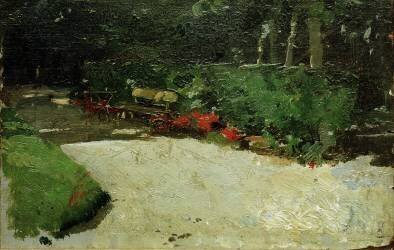 Garden in Valencia (Joaquin Sorolla y Bastida) - Muzeo.com