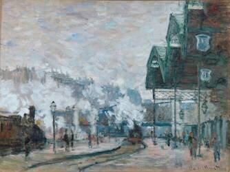Gare Saint-Lazare (Claude Monet) - Muzeo.com