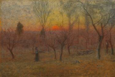 Gathering Wood (George Inness) - Muzeo.com