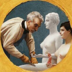 Gerome and Tanagra (Jean-Léon Gérôme) - Muzeo.com