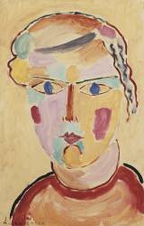 Girl (Alexej von Jawlensky) - Muzeo.com