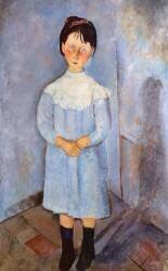 Girl in Blue (Amedeo Modigliani) - Muzeo.com