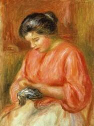 Girl in Red (Auguste Renoir) - Muzeo.com