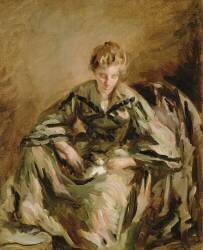 Girl with Cat (Philip Wilson Steer) - Muzeo.com