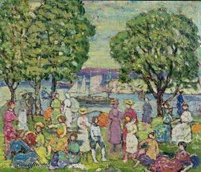 Gloucester Harbour (Maurice Brazil Prendergast) - Muzeo.com