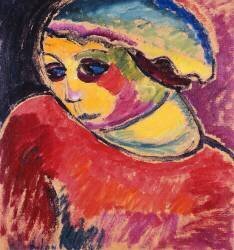 Green Bonnet (Alexej von Jawlensky) - Muzeo.com