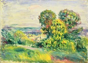 Green Trees (Auguste Renoir) - Muzeo.com