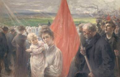 Grève à Saint-Ouen (Paul Louis Delance) - Muzeo.com