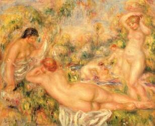Group of Bathers (Auguste Renoir) - Muzeo.com