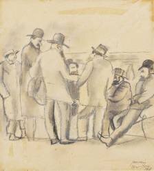 Group of Men (Jules Pascin) - Muzeo.com