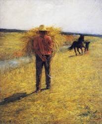 Hay harvesting (Plinio Nomellini) - Muzeo.com