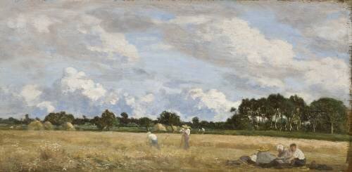Haymaking (Eugène Boudin) - Muzeo.com