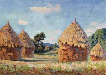 Haystacks (Armand Guillaumin) - Muzeo.com