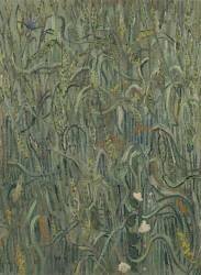 Haystacks (detail) (Vincent van Gogh) - Muzeo.com