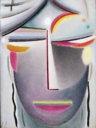 Head (Dark Buddha) (Alexej von Jawlensky) - Muzeo.com