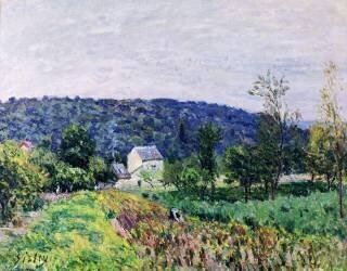Hills Surrounding Paris (Alfred Sisley) - Muzeo.com