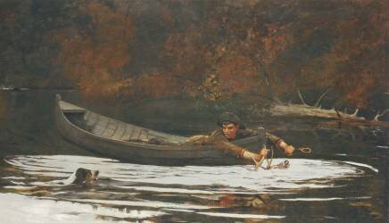 Hound and Hunter (Winslow Homer) - Muzeo.com